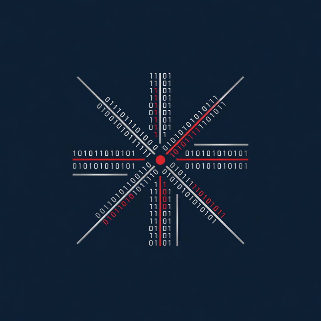 Binary Axis Point Icon